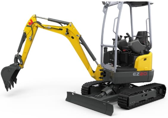 Miniescavadeira Wacker Neuson EZ20 para aluguel em Itatiba