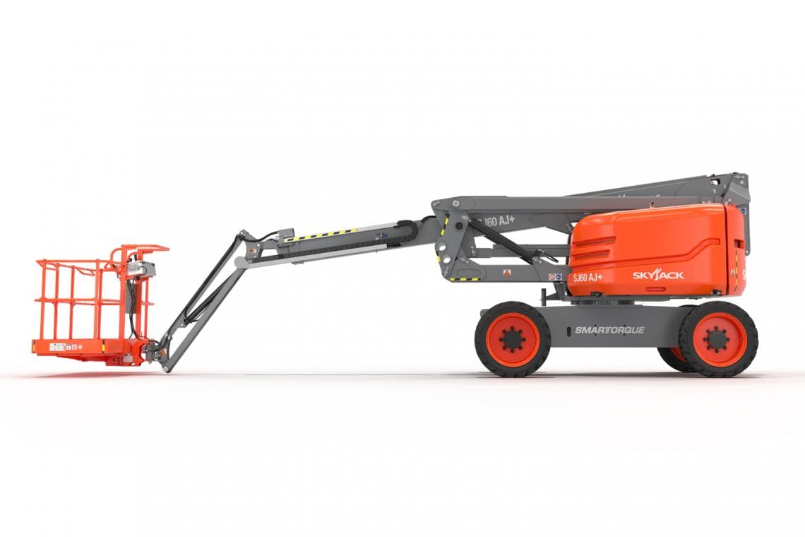 Plataforma Articulada Skyjack SJ60 AJ+ para aluguel em Itatiba